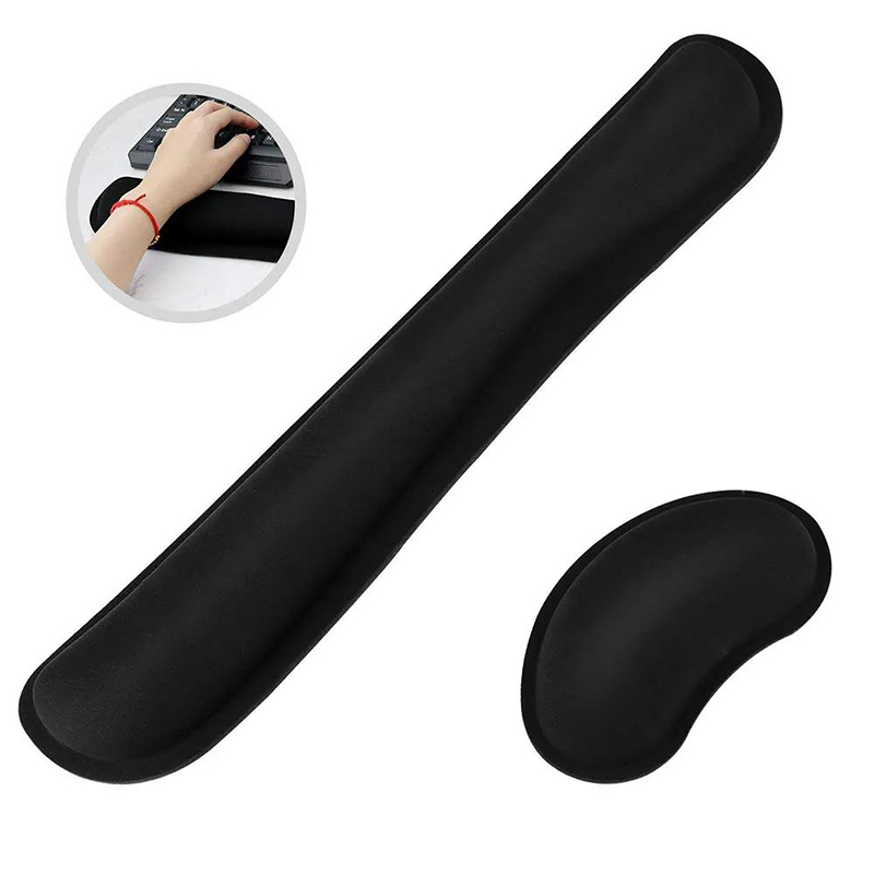 Wrist Rest Ergonomic - Klavye Bilek Desteği Mouse Pad Bellek