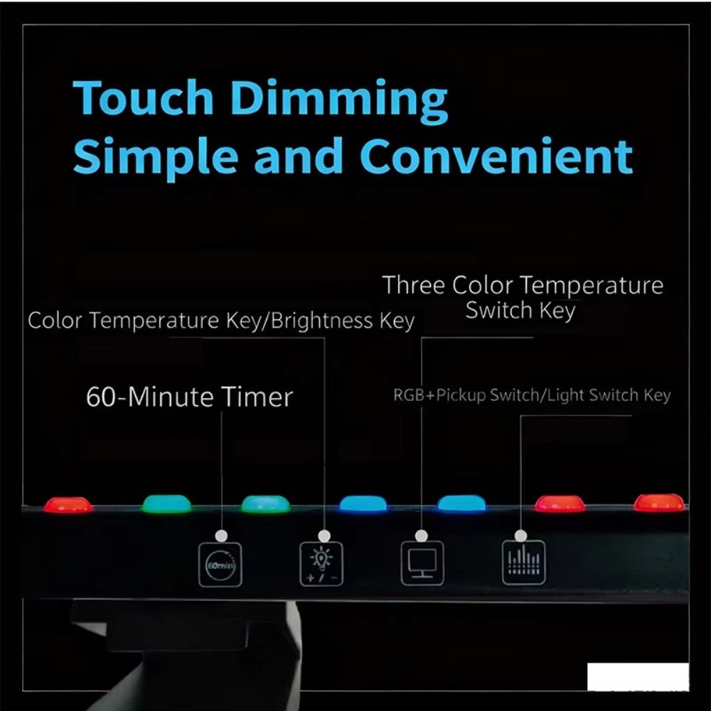 Monitor Light Bar - RGB Atmosfer Monitör Işık Çubuğu Dokunmatik