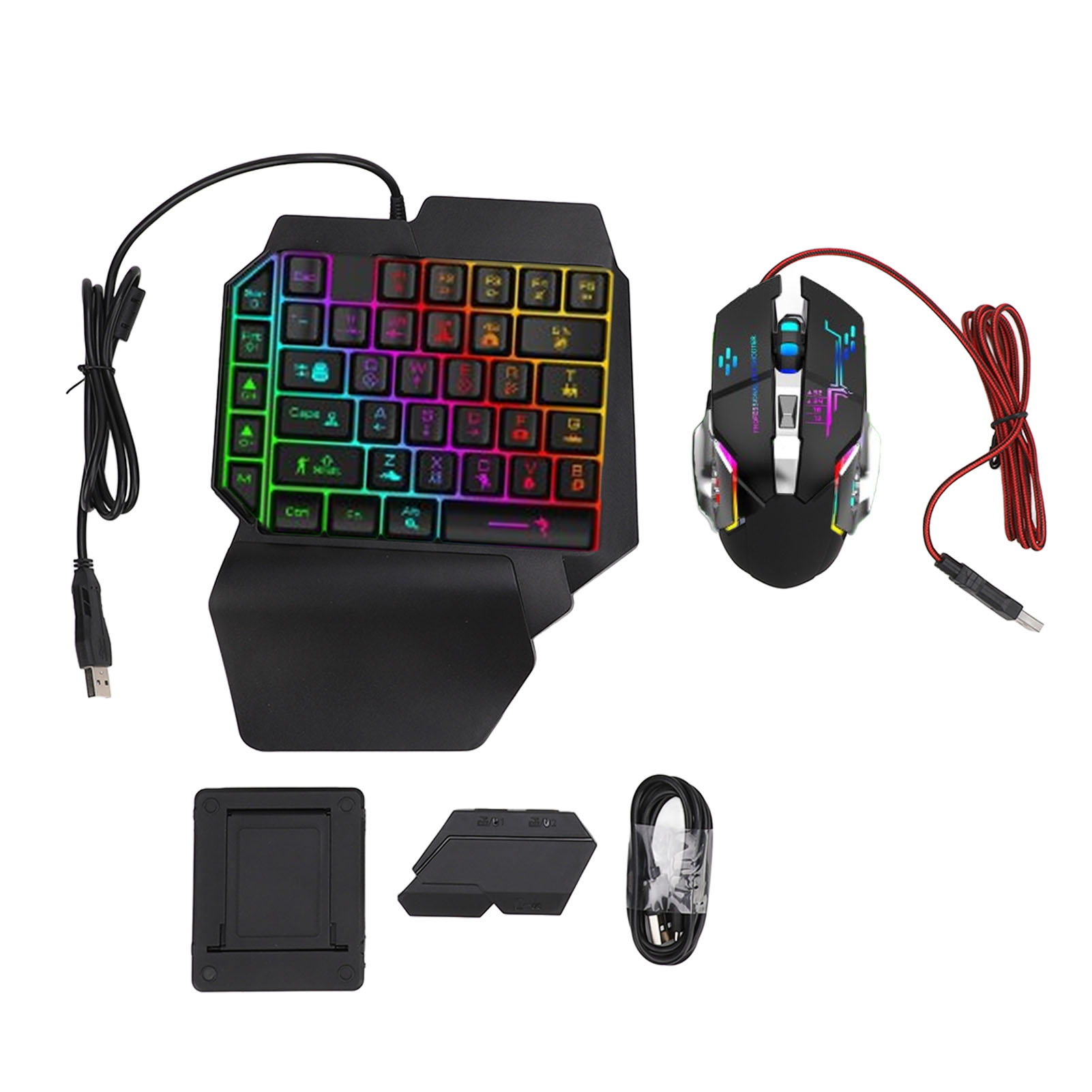 Gaming Accessories For Phone - Klavye Fare Dönüştürücü Seti Duyarlı Tek