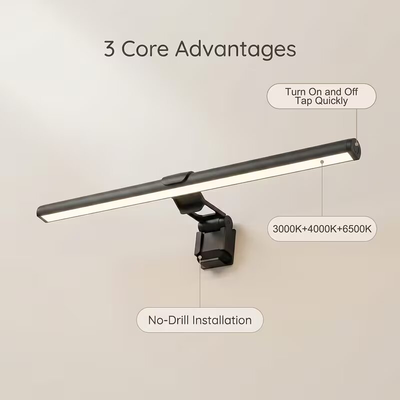 Monitor Light Bar - USB ile Çalışan Kısılabilir Monitör Işık