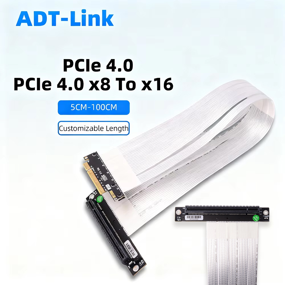 Vertical Gpu Bracket - ADT-Link PCIE 4.0 3.0 X8 -