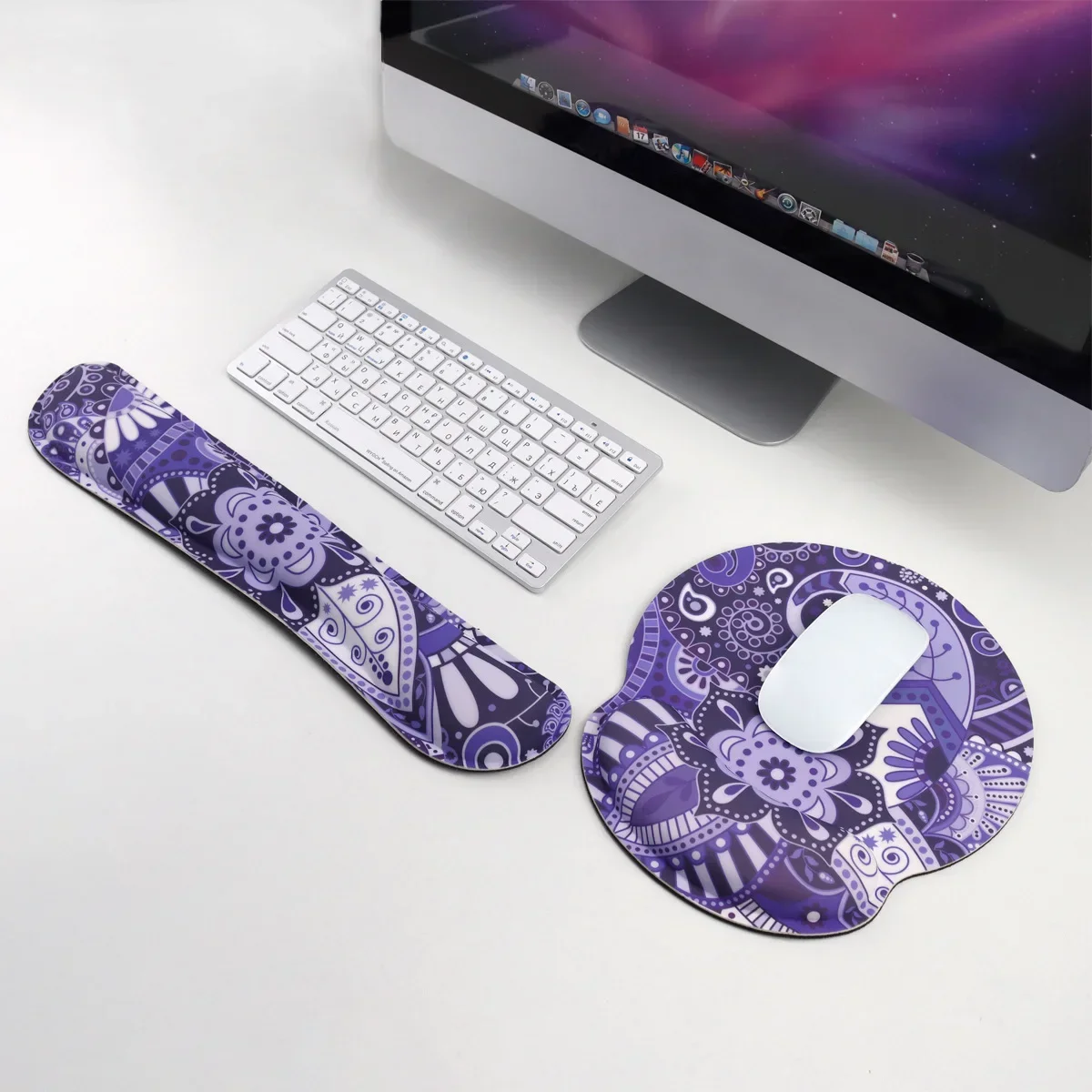 Wrist Rest Ergonomic - Kaymaz Mouse Pad taşınabilir boyutu PU