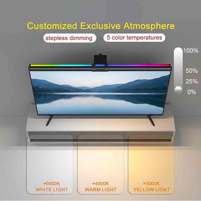 60/80 cm RGB Işık LED Monitör  - Monitor Light Bar incelemesi ve fiyatı