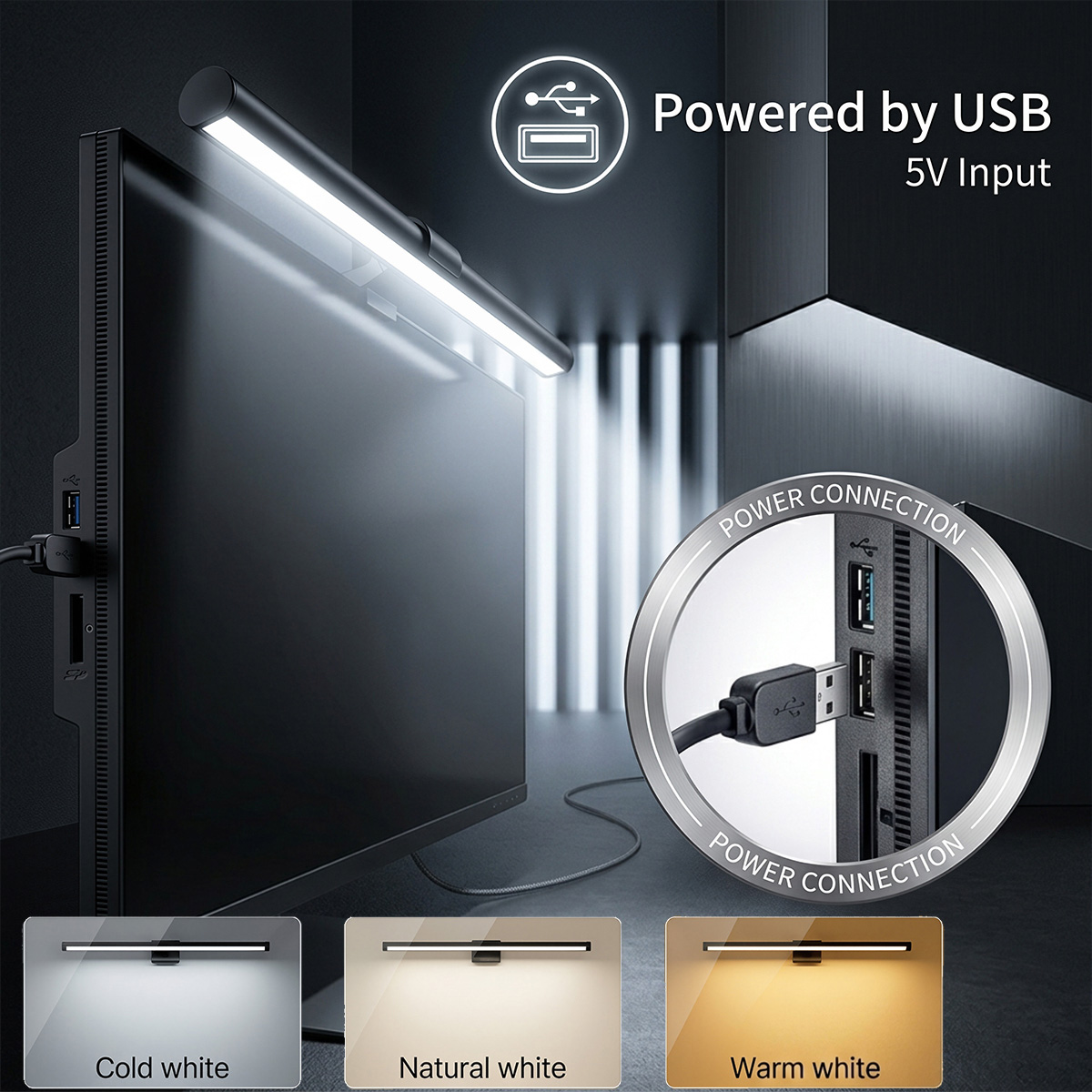 USB Güçlü LED Bilgisayar Ekran - Monitor Light Bar incelemesi ve fiyatı
