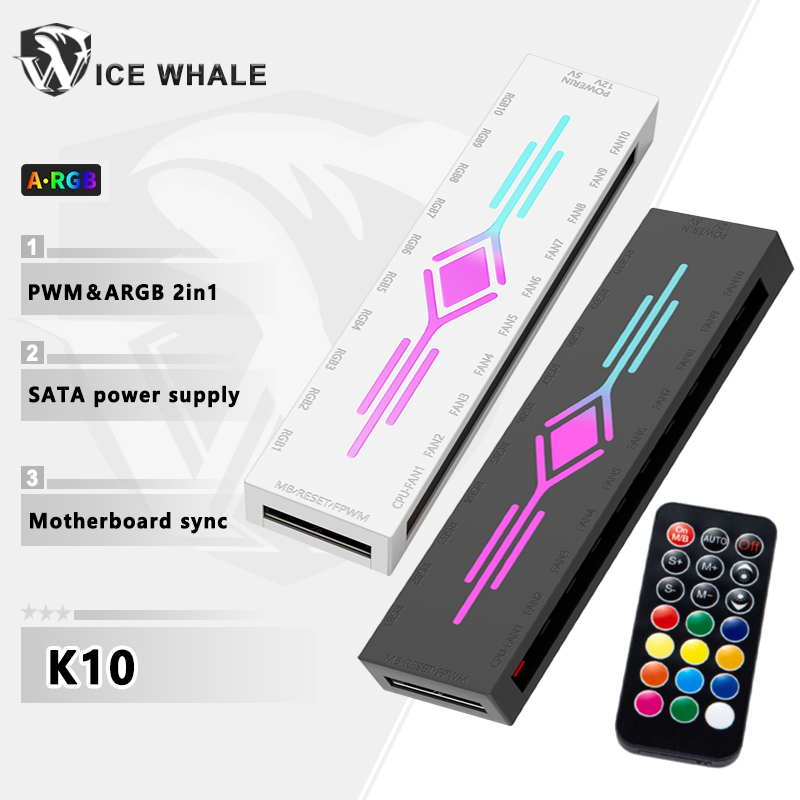 ICE Whale K10 1'den 10'a PWM&A - Fan Hub Rgb Controller incelemesi ve fiyatı