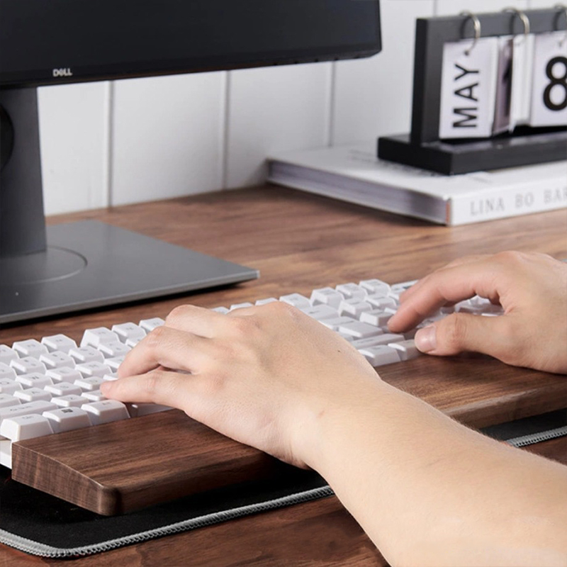 30/36/44 cm Katı Ceviz Klavye  - Wrist Rest Ergonomic incelemesi ve fiyatı