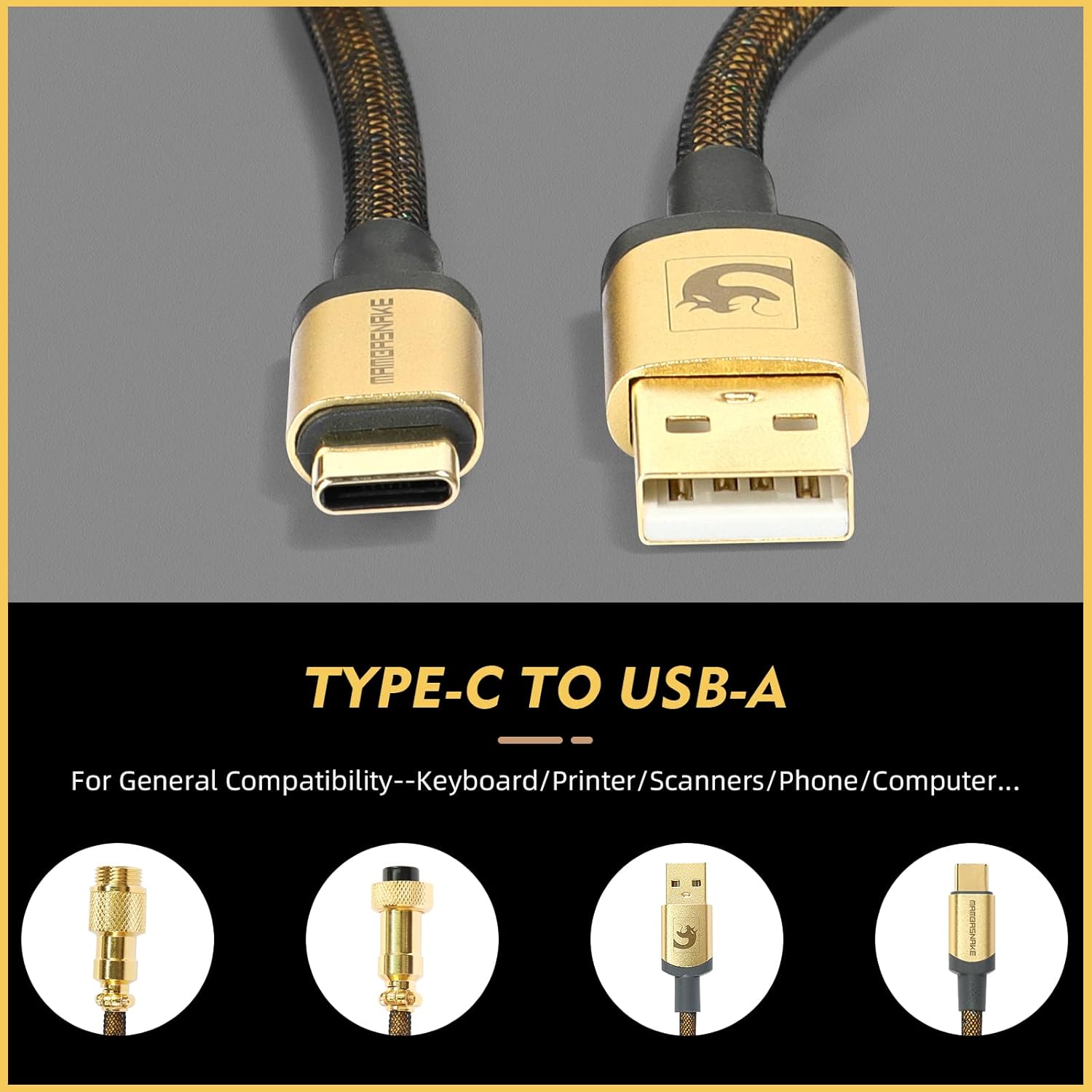 ATTACK SHARK * MAMBASNAKE C03  - Sleeved Cable Kit incelemesi ve fiyatı