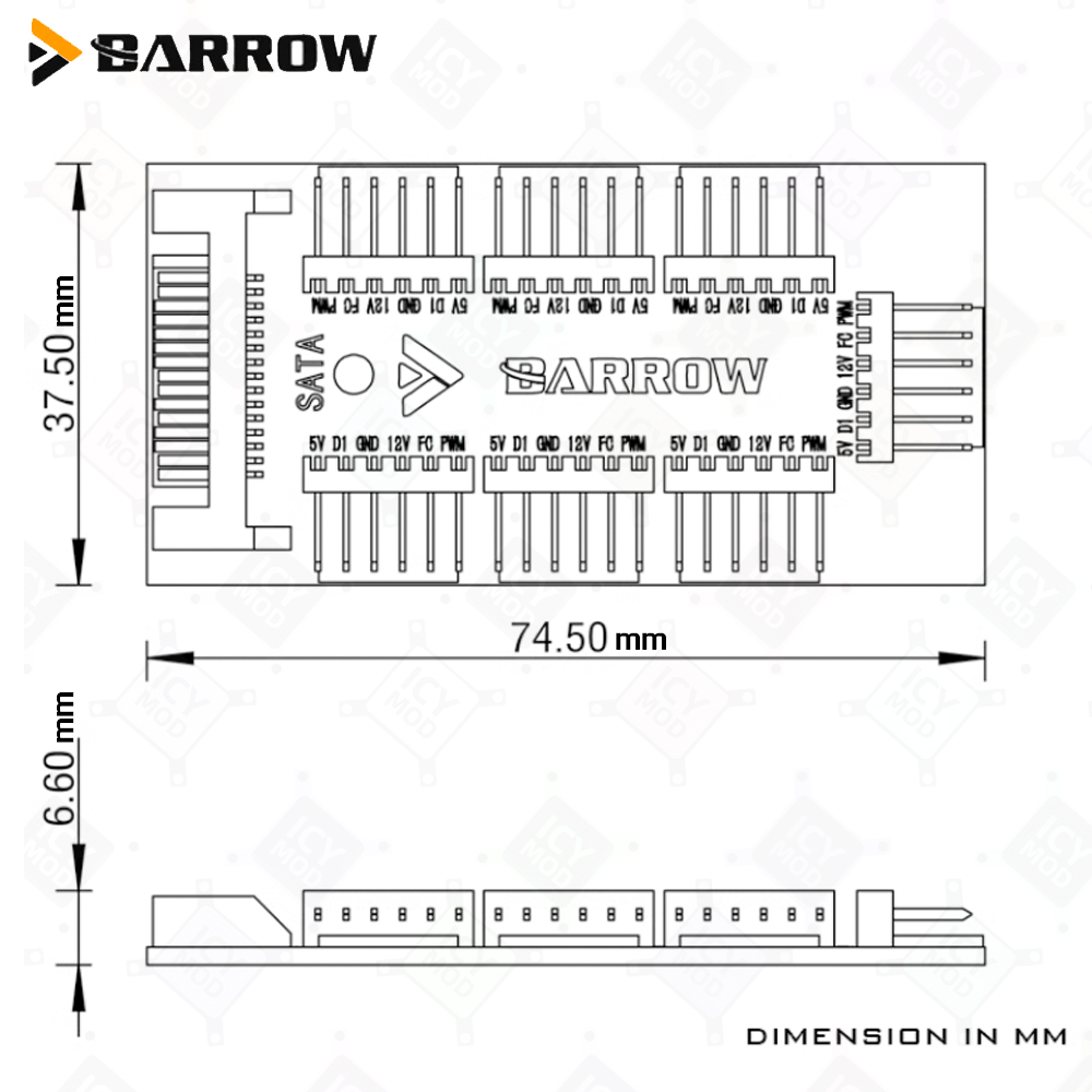 Barrow 7-Port Fan Kontrolörler - Fan Hub Rgb Controller incelemesi ve fiyatı