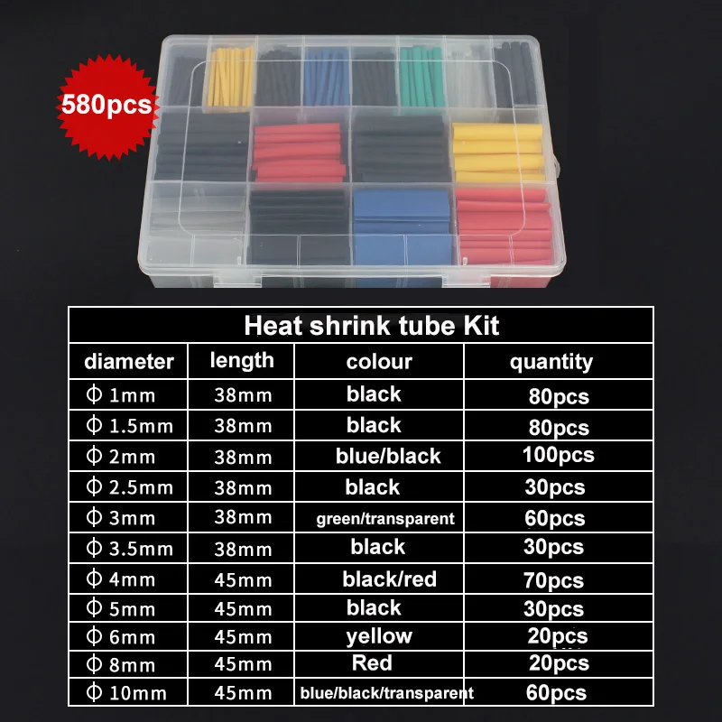 580 adet/takım su geçirmez büz - Sleeved Cable Kit incelemesi ve fiyatı