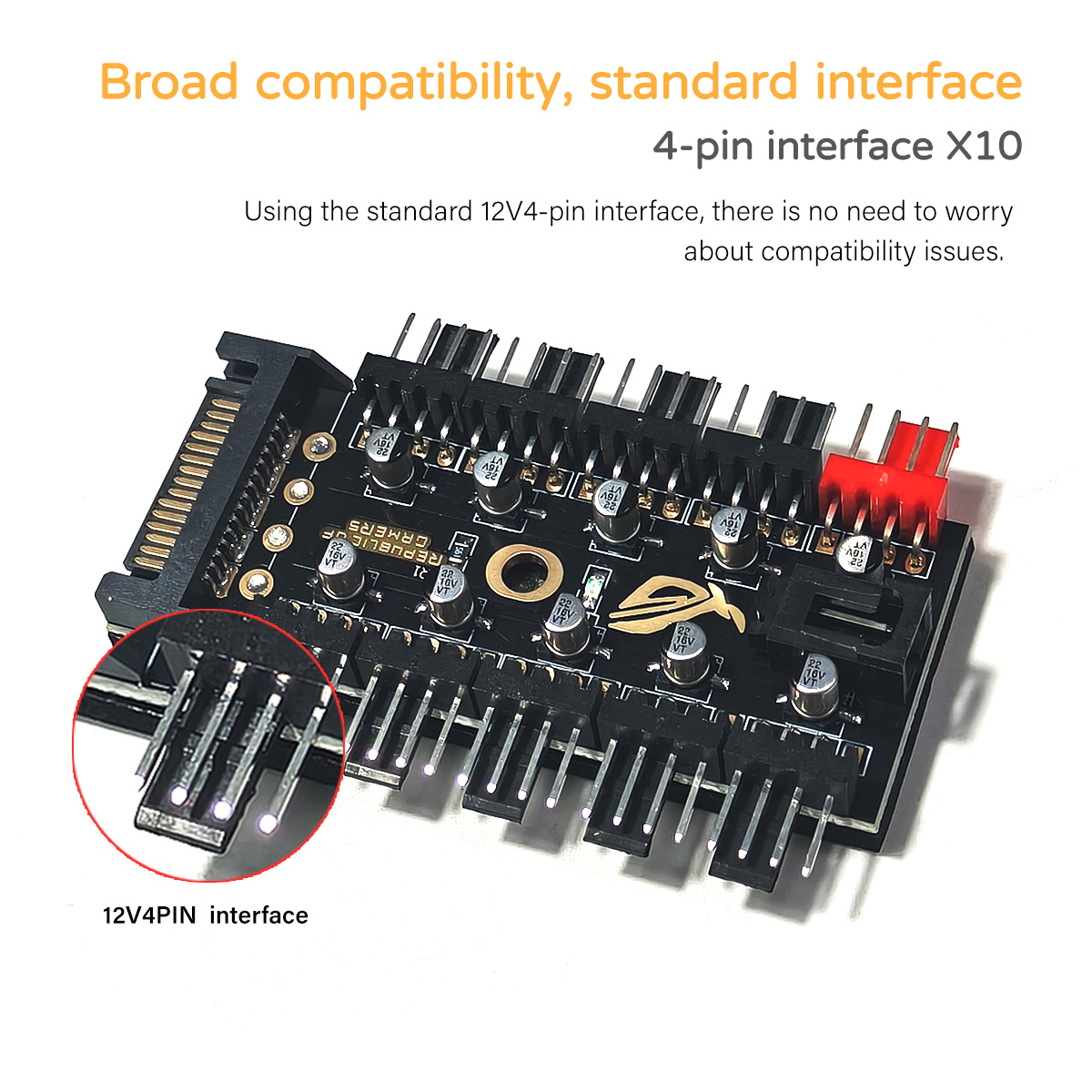 12V 4-Pin PWM Fan Kontrol Ciha - Fan Hub Rgb Controller incelemesi ve fiyatı