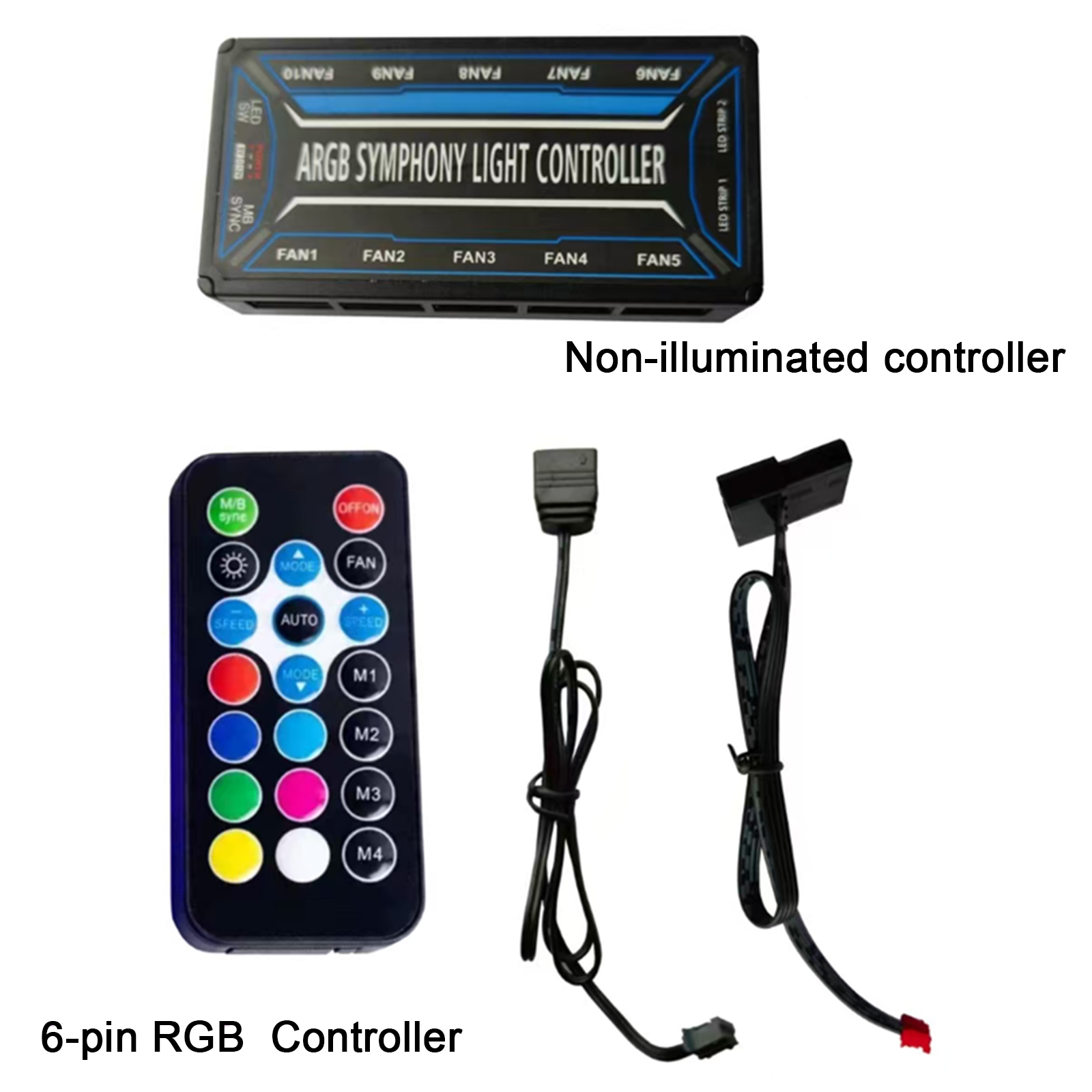 6Pin 10-Port PC Kasa Fanı Spli - Fan Hub Rgb Controller incelemesi ve fiyatı