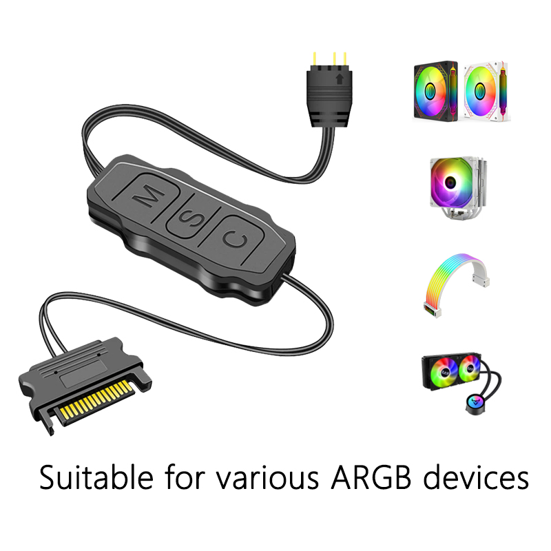 GPUHOLD SATA Arayüzü 5 V 3PIN  - Fan Hub Rgb Controller incelemesi ve fiyatı