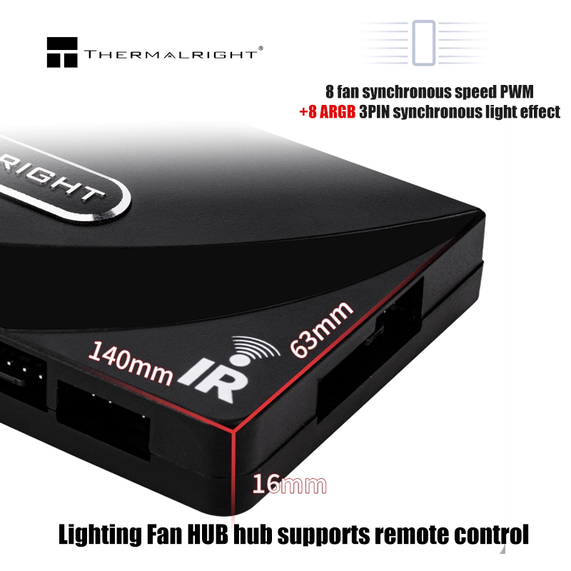 Thermalright 1'den 8'e 4 PIN P - Fan Hub Rgb Controller incelemesi ve fiyatı